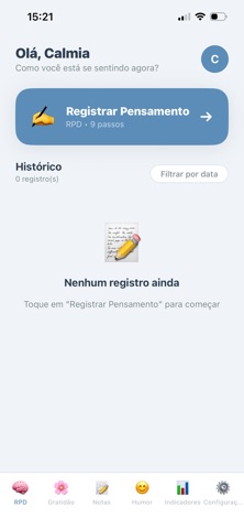 Calmia - Assistente de Terapia screenshot