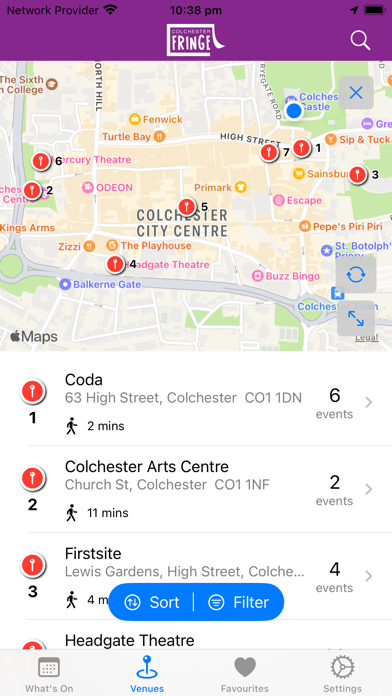 Colchester Fringe Festival Screenshot