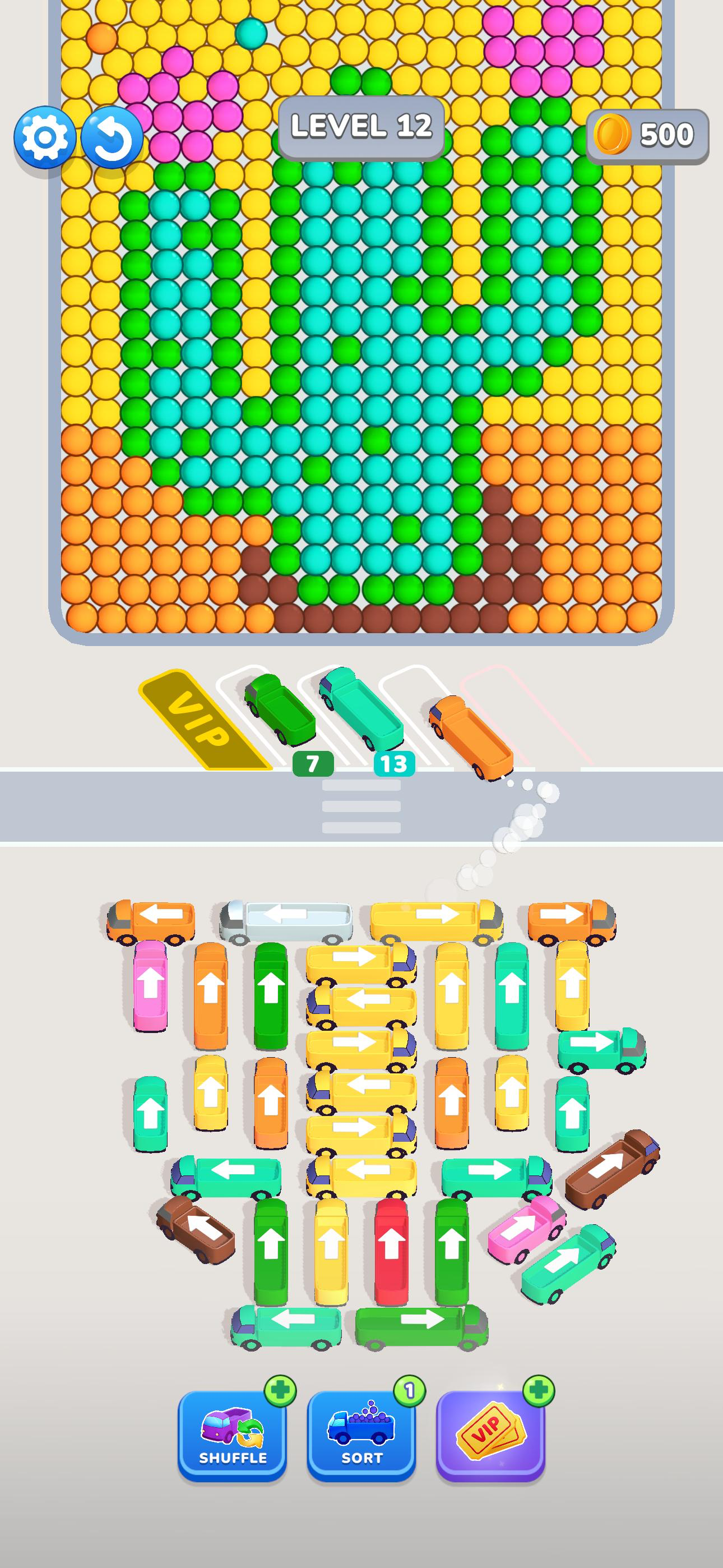 Bubble Bus: Parking Jam Puzzle
