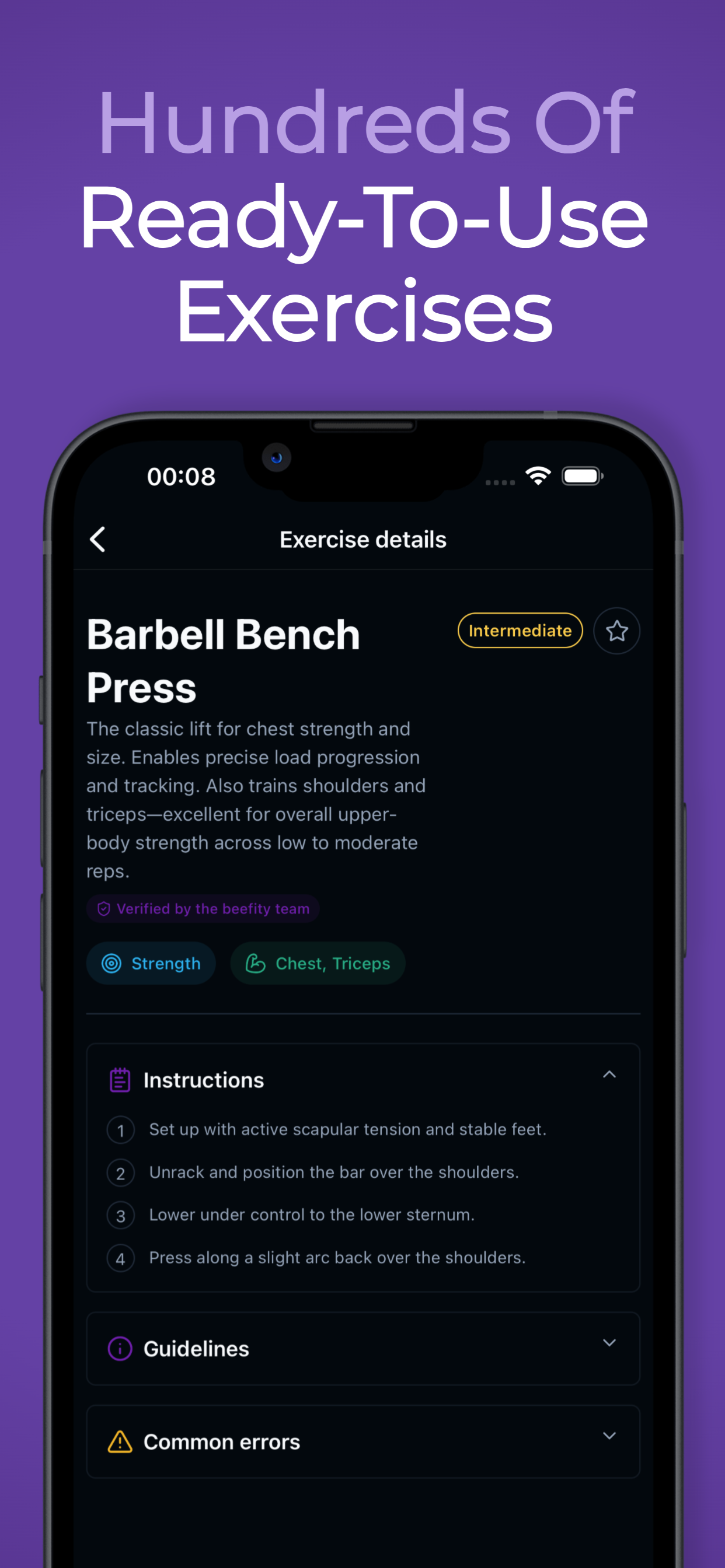 beefity - Gym Workout Tracker
