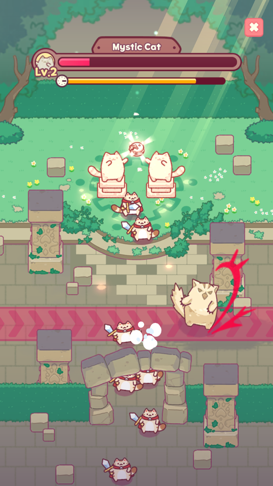 #3. Bumbling Cats: Feline Heroes (iOS) 由: treeplla Inc.