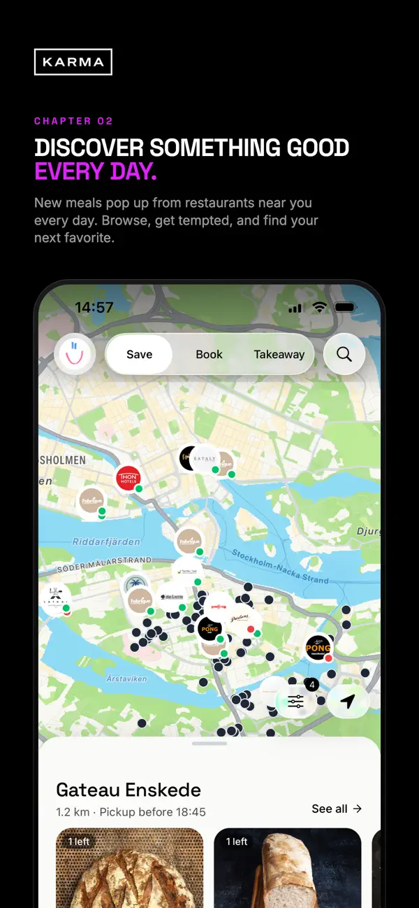 Screenshot #2 pour Karma: Save Food with a Tap