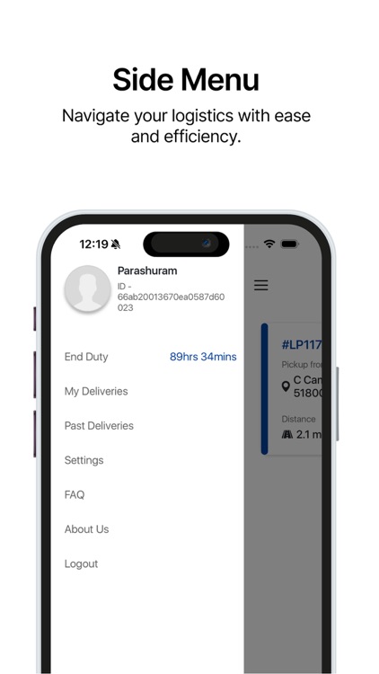 Logistics Partners- Driver App