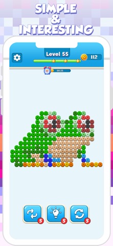 Nut and Bolt Sort Color Match iPhone screenshot