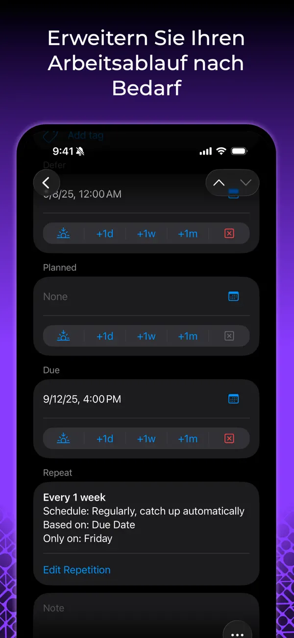 OmniFocus 4 Screenshot 5