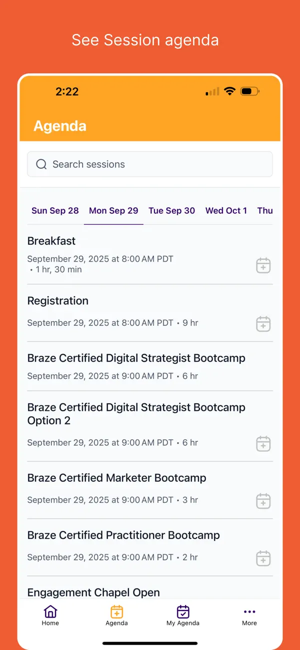 Screenshot #2 pour Braze Events