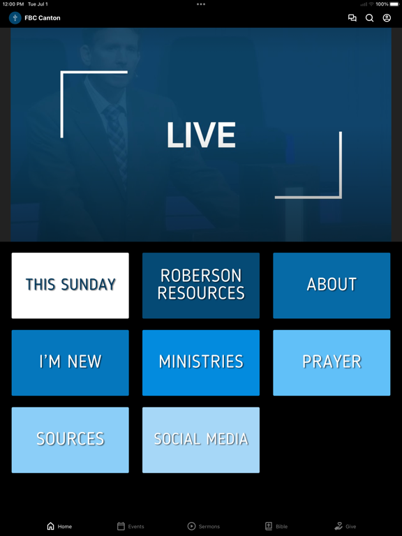Screenshot #4 pour First Baptist Church Canton