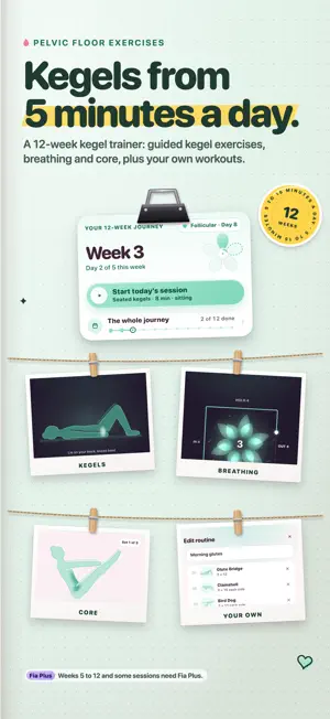 Fia - Kegel & Period Tracker screenshot 2