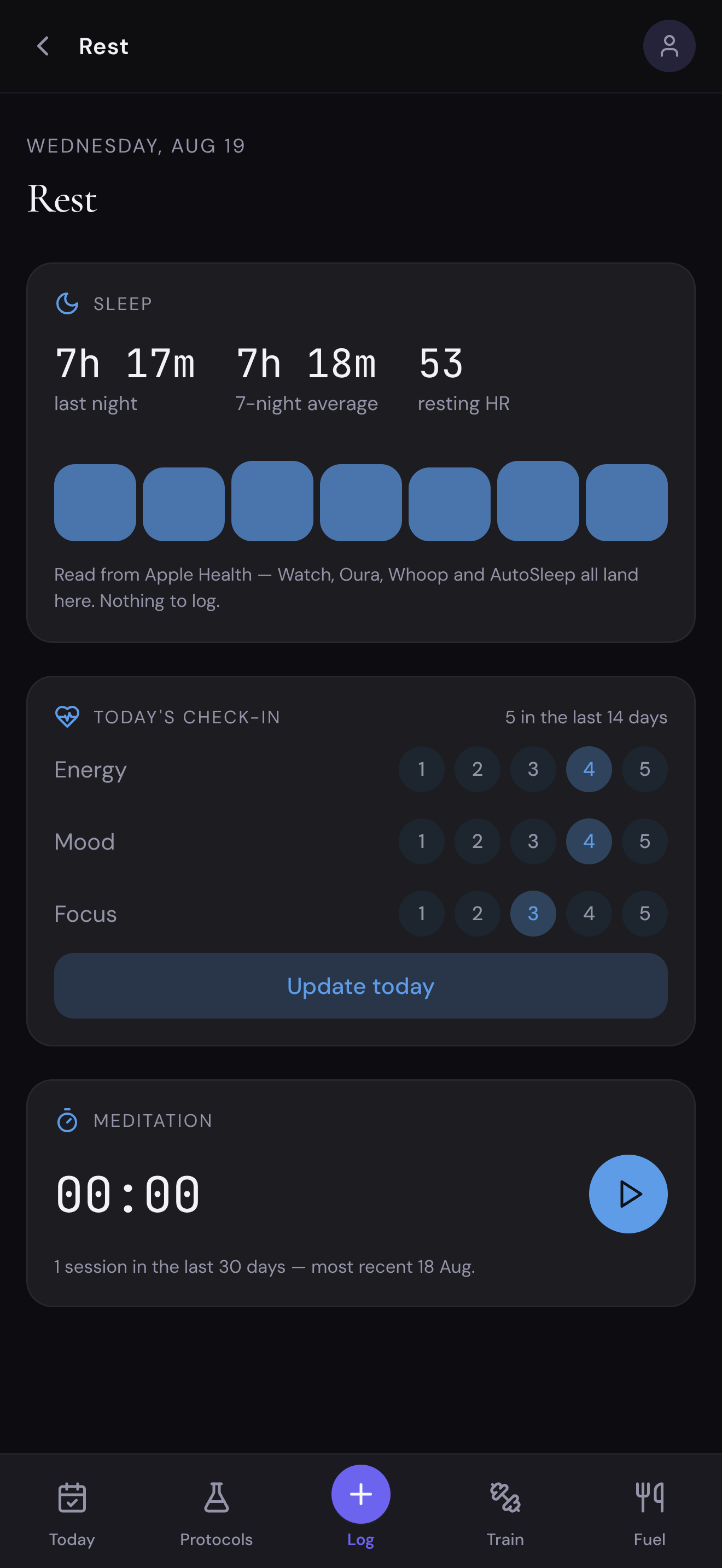 My Body: Health & Protocol Log screenshot 6