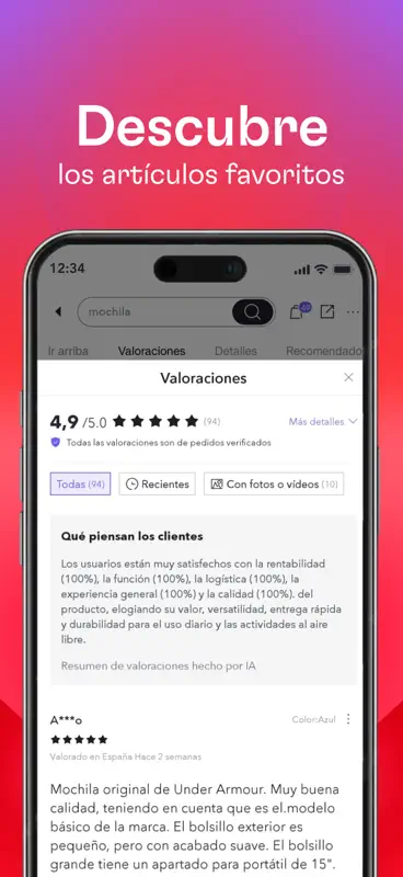 Miravia: App de compras online screenshot 5 of 8