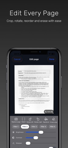 PackScan：iPhone PDF書類スキャナー＆編集 App Store screenshot 3
