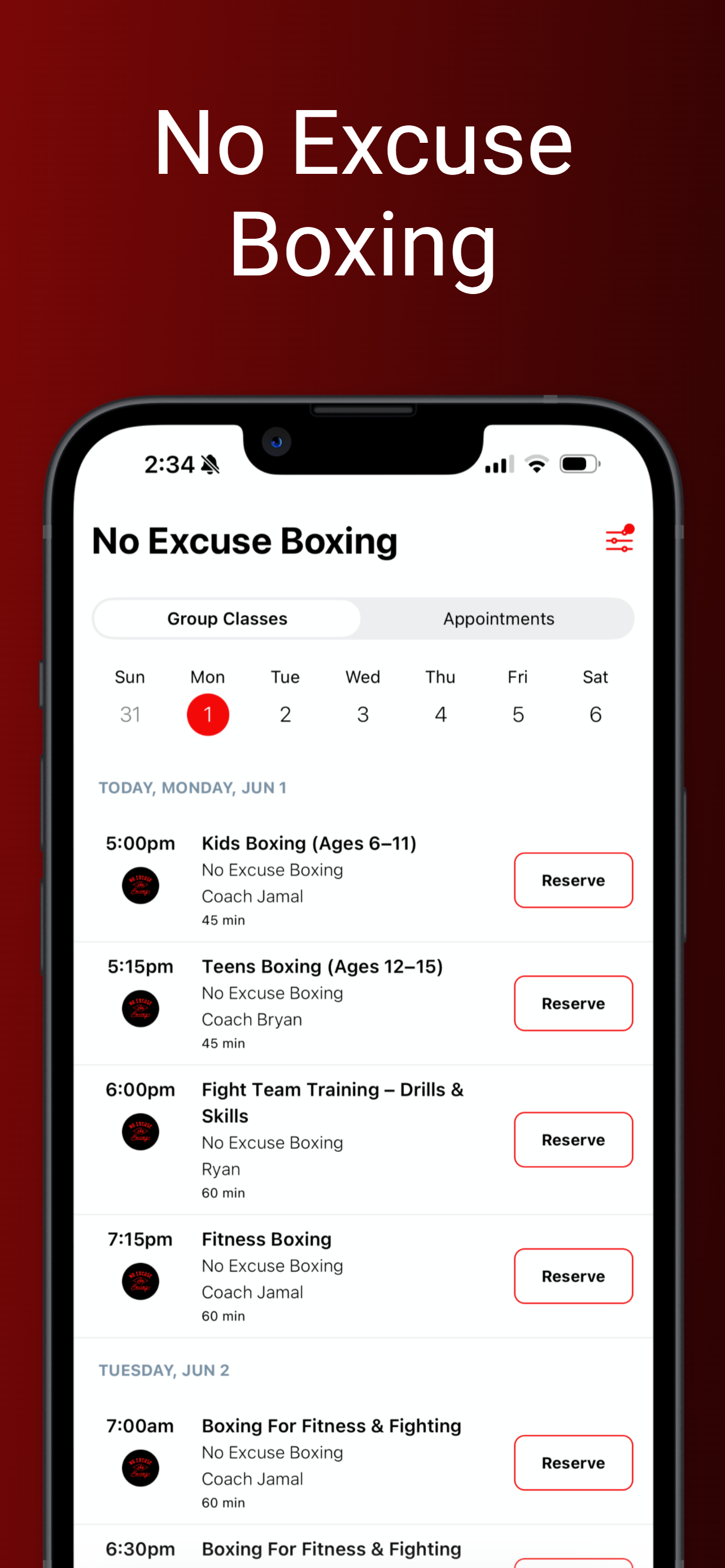 No Excuse Boxing screenshot 3