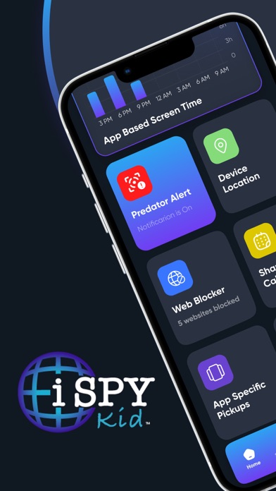 iSpy Kid Parental Controls App iPhone screenshot 1 - Utilities app