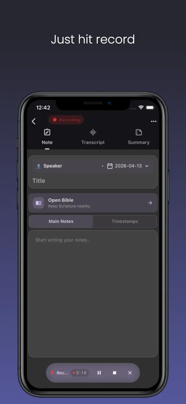 Screenshot #2 pour Sermon Log