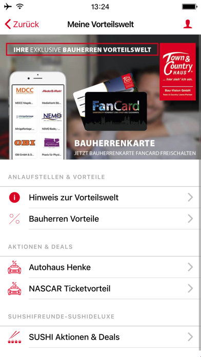 Bau-Vision Bauherrenkarte Screenshot