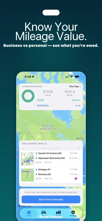 Mile Logger: Screenshot 1 von 5