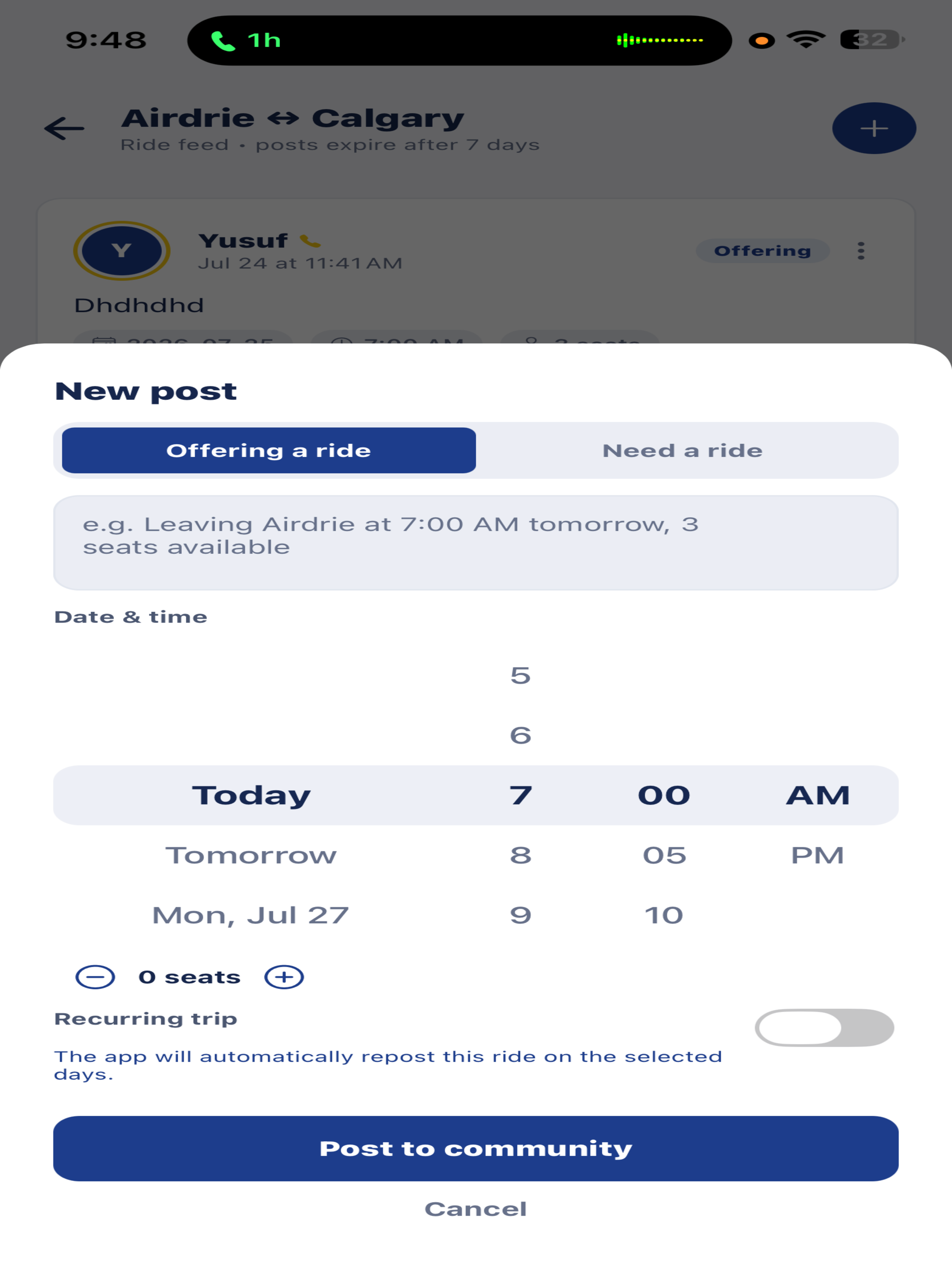 Saferide - Community Carpool screenshot 13