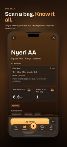 Remembrew - Coffee Log Screenshot 2 of 5