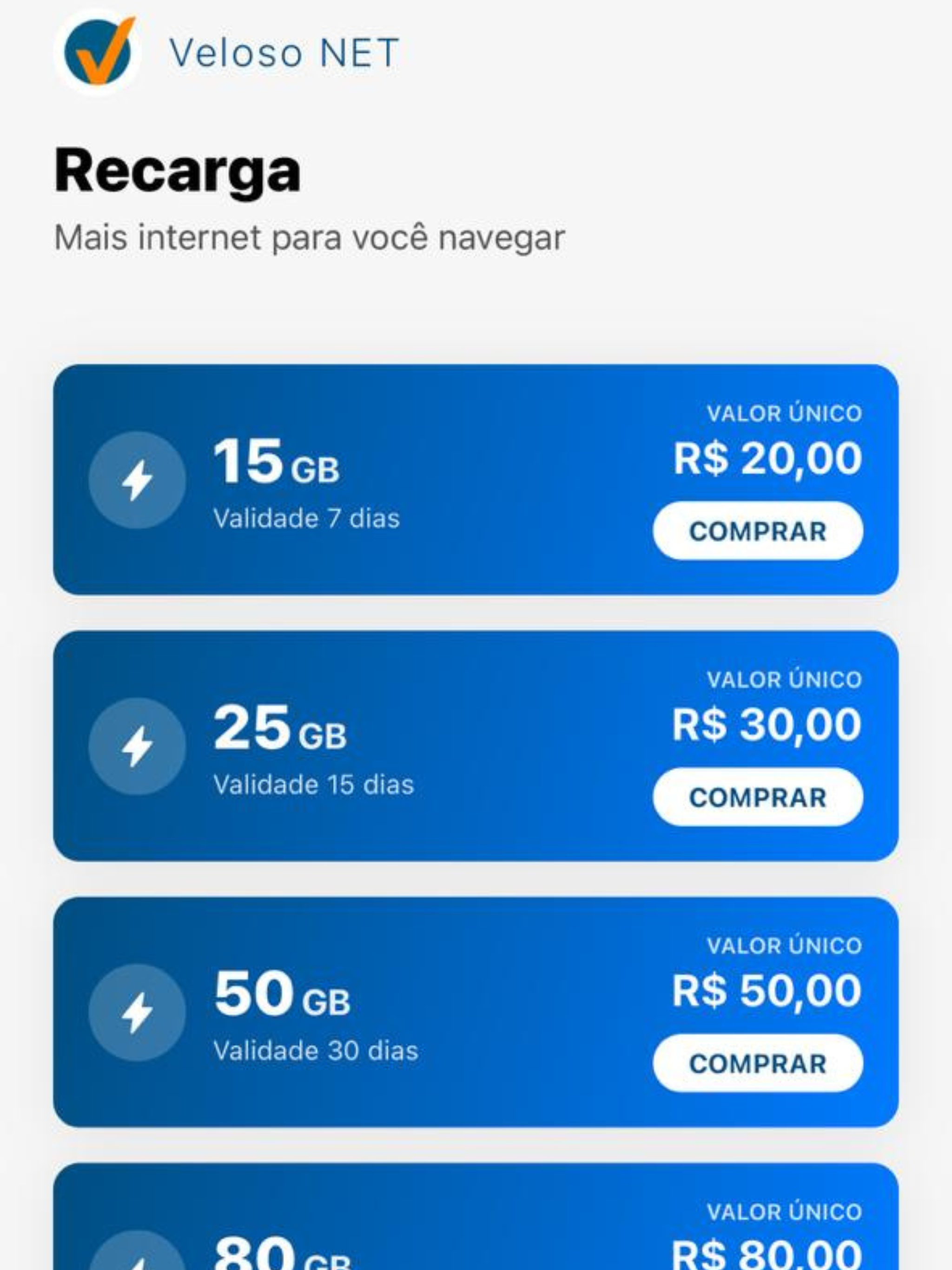 Veloso NET Móvel