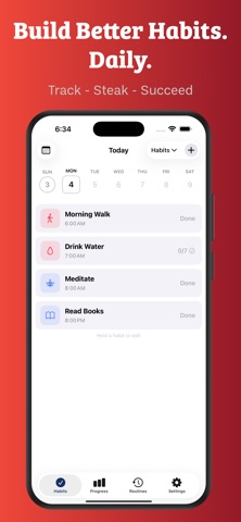 Habitrac: Daily Habit Tracker screenshot