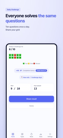 Matrix Aptitude: IQ Test iPhone screenshot