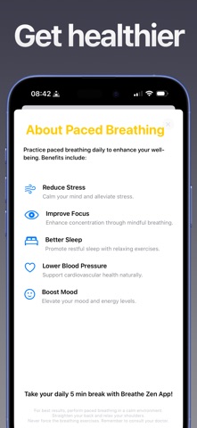 Breathe Zen - Paced Breathing screenshot