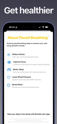 Breathe Zen - Paced Breathing screenshot 5
