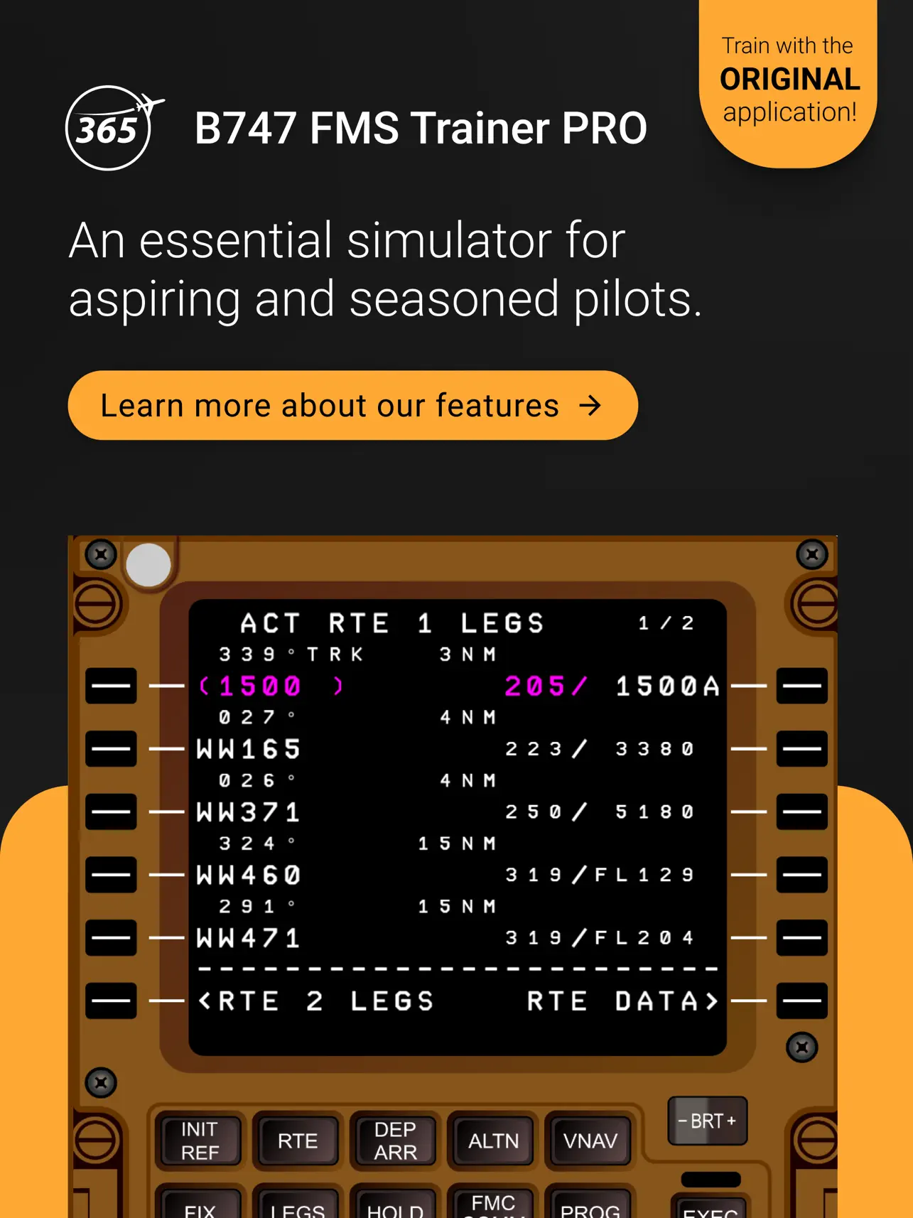 Screenshot #4 pour B747 FMS Trainer PRO