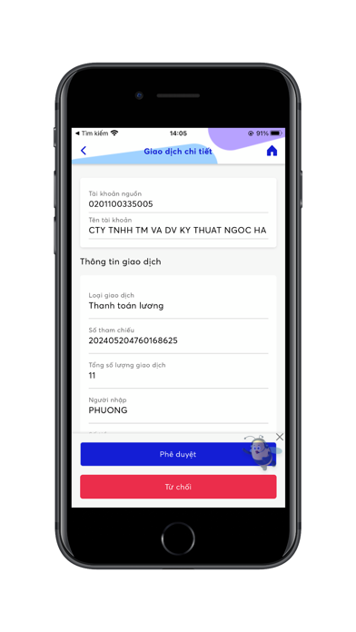 BIZ MBBANK Screenshot