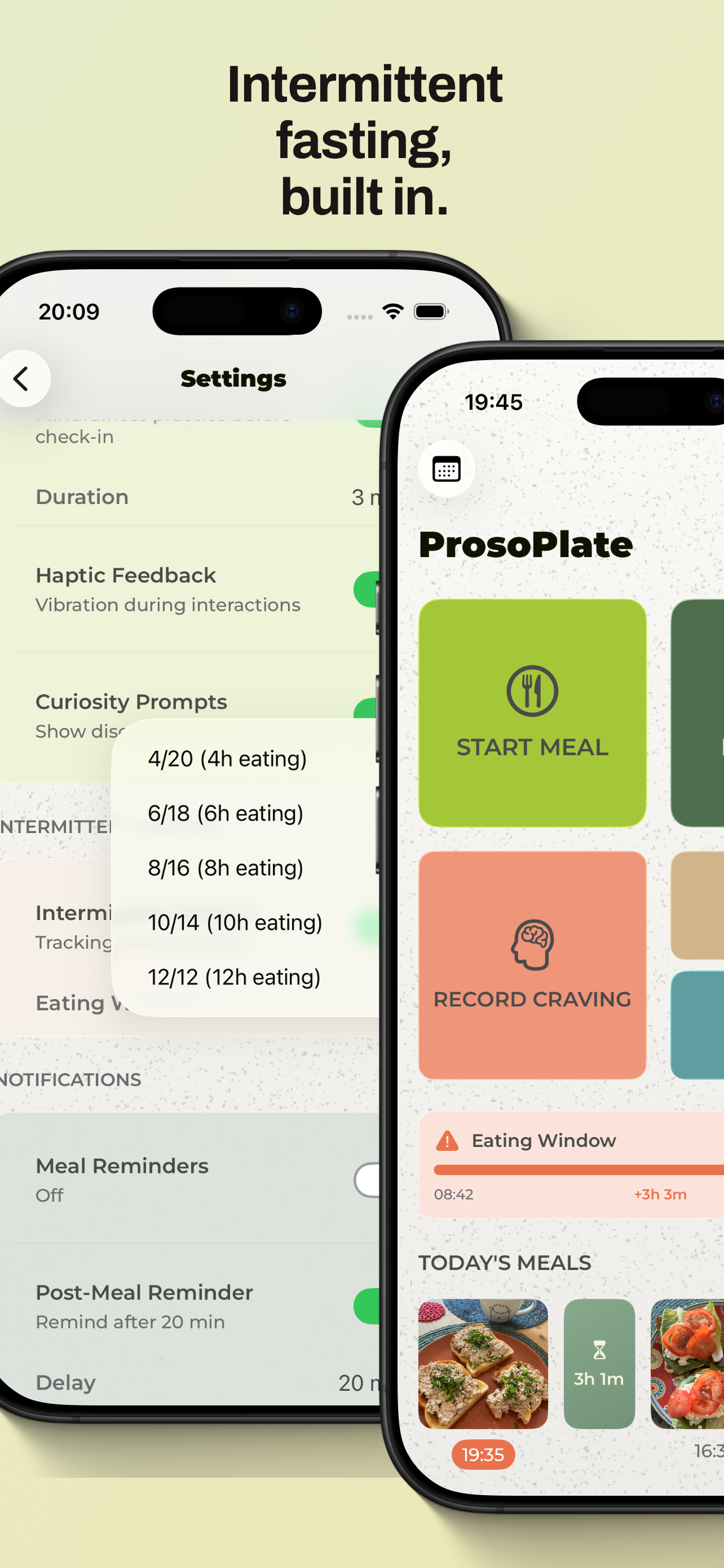 ProsoPlate - Mindful Eating