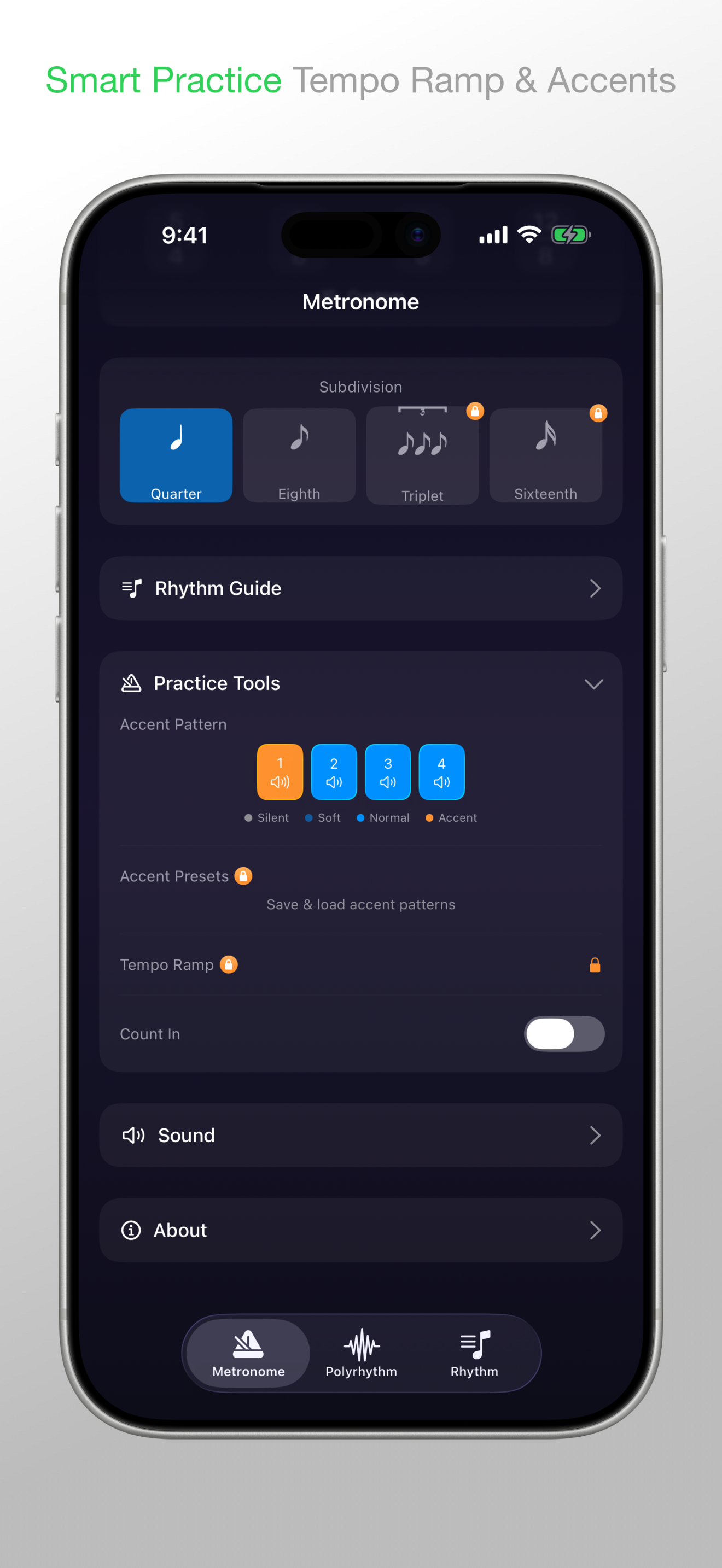 Modern Metronome & Timekeeper screenshot 5