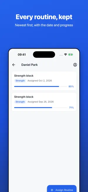 TeamOKRs: PT Client Tracker screenshot 2