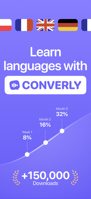 Converly - Language Learning Screenshot 1 of 7