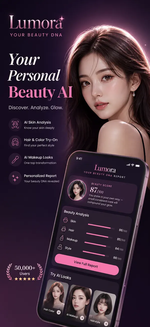 Screenshot #1 pour Lumora - Caméra IA Beauté