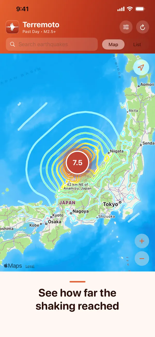 Screenshot #2 pour Terremoto - Earthquake