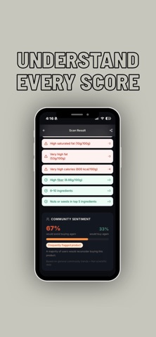 FoodSnitch - Scan Ingredients screenshot