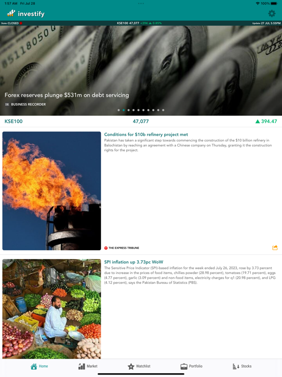 Screenshot #4 pour Investify PSX Stocks Pakistan
