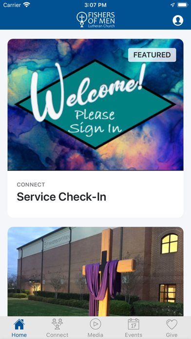 Screenshot 1 of Fishers of Men Lutheran Church App