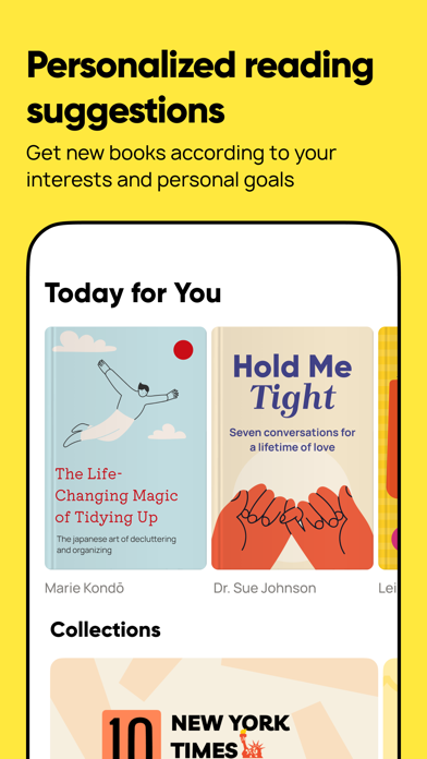 Bookshelf - books summaries Screenshot