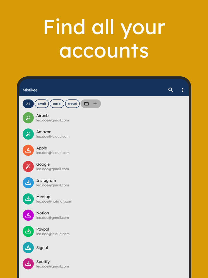 #2. Mistikee Password Manager (macOS) De: Matthieu Regnauld