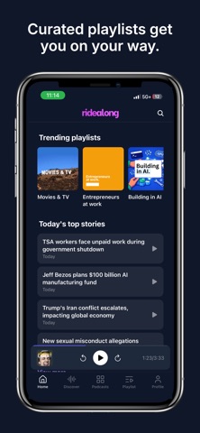 Ridealong: Podcast Player screenshot