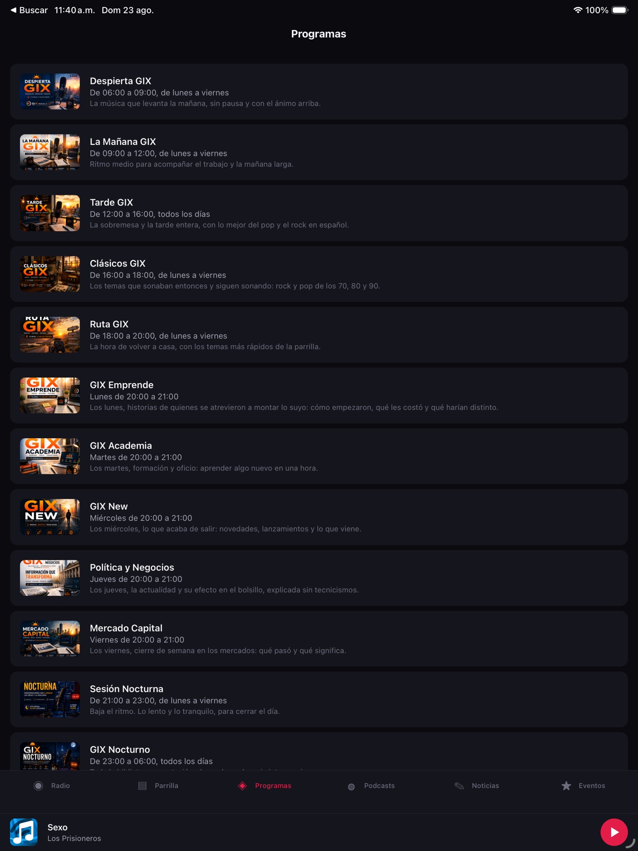 Screenshot 9 of GIXradio