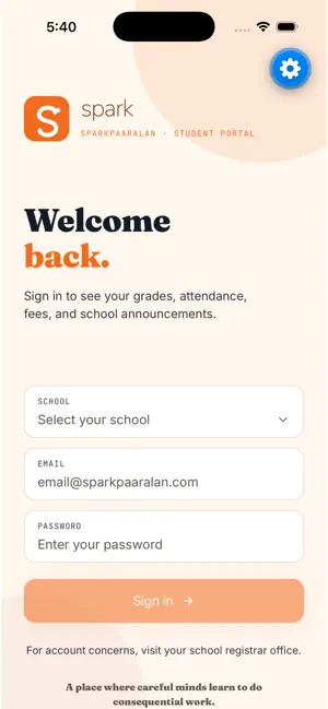 Spark Paaralan screenshot 1