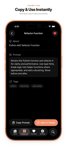 Prompt Mint: AI Library iPhone screenshot