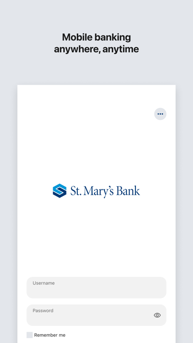 St. Mary's Bank Mobile Banking Screenshot