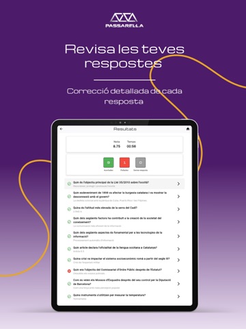 Passarella Tests iPad screenshot