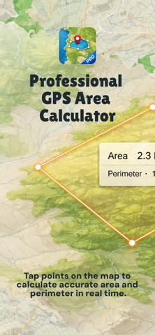Survey Area Calculator Tool screenshot