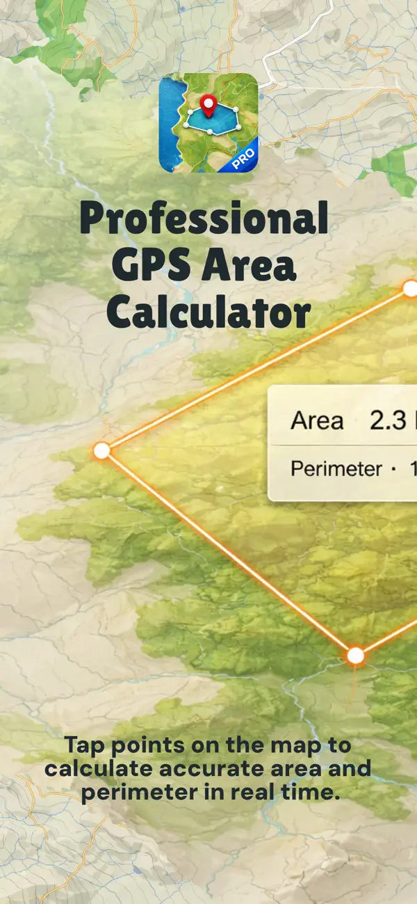 Screenshot #1 pour Survey Area Calculator Tool