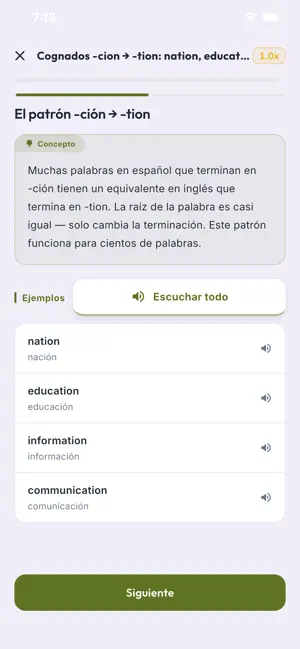 Verbos en inglés screenshot 3