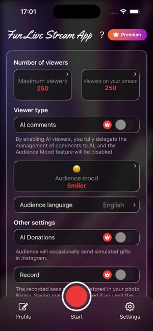 Streamify: Fake Simulator screenshot 2